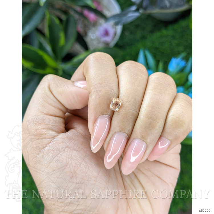 1.05 Ct. Peach Sapphire from Tanzania