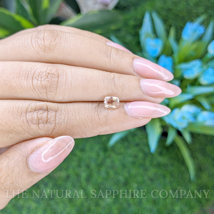 1.05 Ct. Peach Sapphire from Tanzania