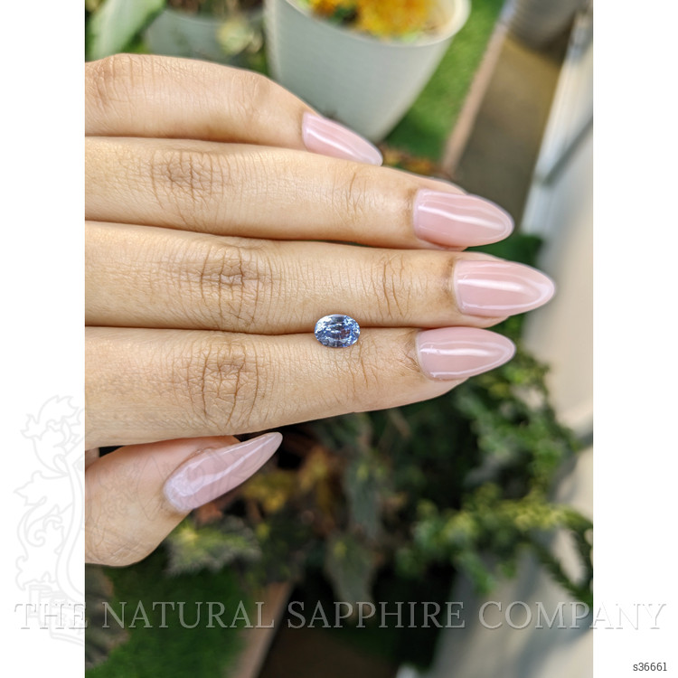 1.35 Ct. Blue Sapphire from Ceylon (Sri Lanka)