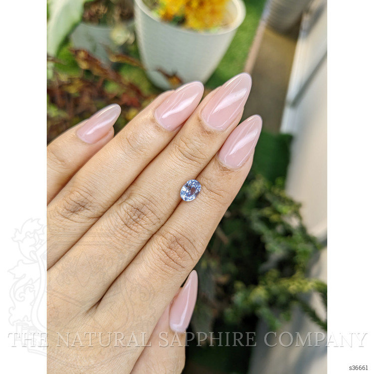1.35 Ct. Blue Sapphire from Ceylon (Sri Lanka)