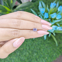 1.02 Ct. Violet Sapphire from Tanzania Life Style
