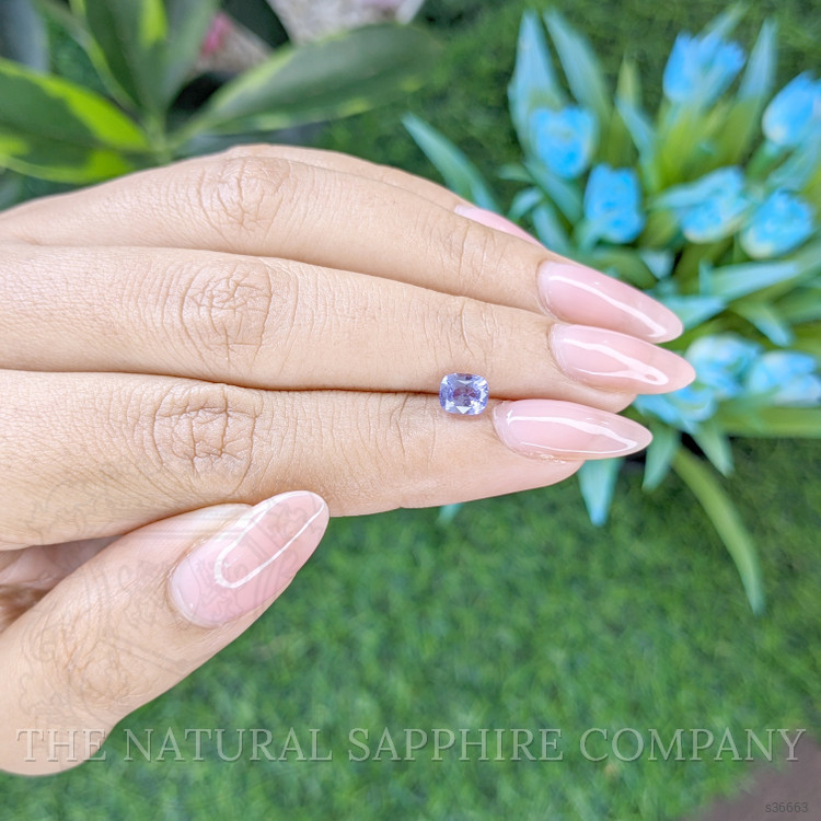 1.02 Ct. Violet Sapphire from Tanzania