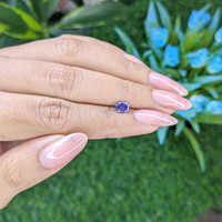 0.65 Ct. Color Change Sapphire from Tanzania Life Style