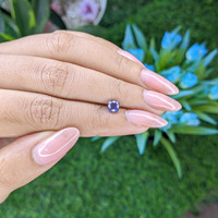 0.76 Ct. Color Change Sapphire from Tanzania Life Style