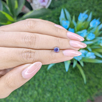 0.81 Ct. Purple Sapphire from Tanzania Life Style