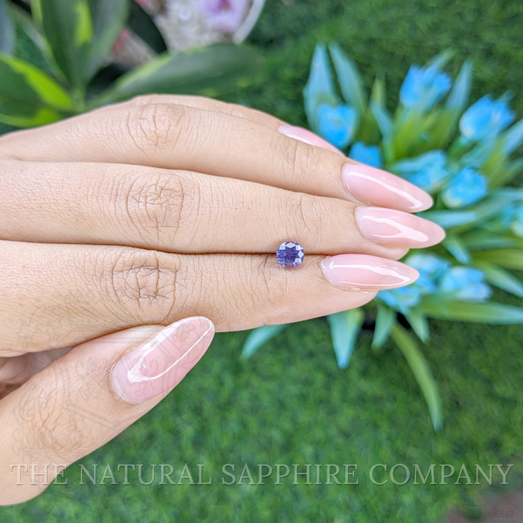 0.81 Ct. Purple Sapphire from Tanzania