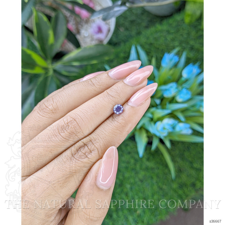 0.81 Ct. Purple Sapphire from Tanzania