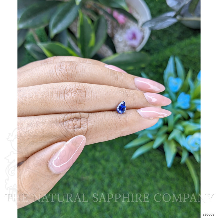 0.72 Ct. Blue Sapphire from Tanzania