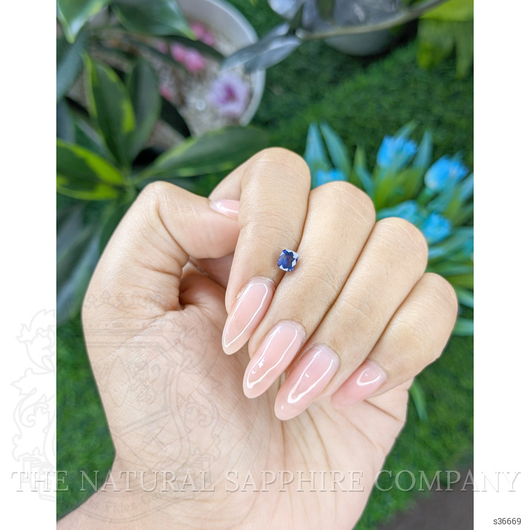 0.61 Ct. Blue Sapphire from Tanzania