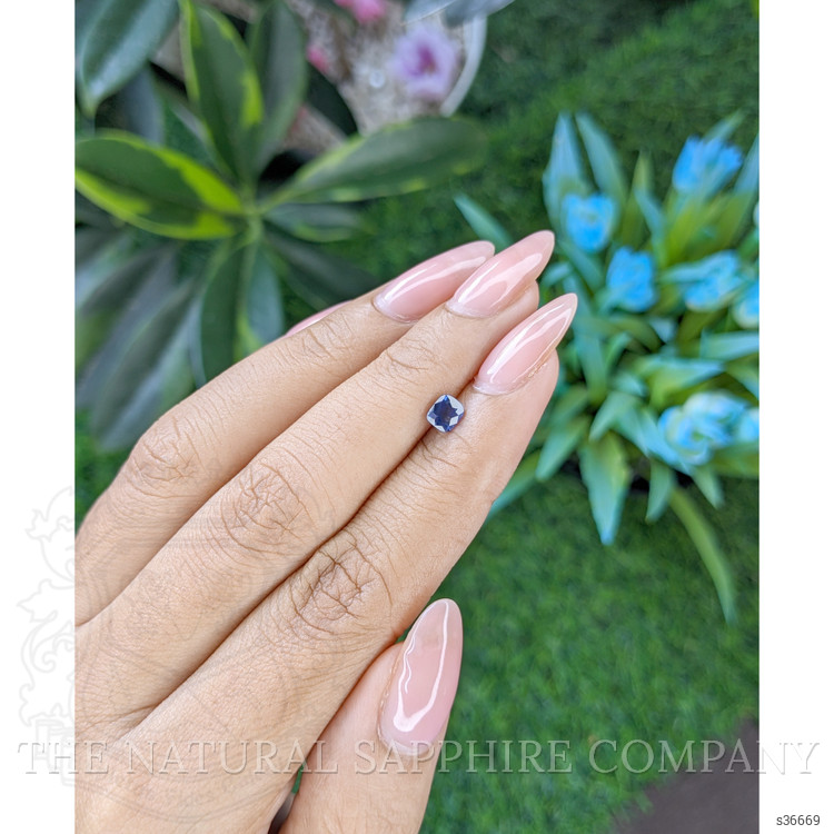 0.61 Ct. Blue Sapphire from Tanzania