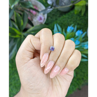 1.12 Ct. Bluish Purple Sapphire from Tanzania Life Style