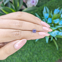 1.12 Ct. Bluish Purple Sapphire from Tanzania Life Style