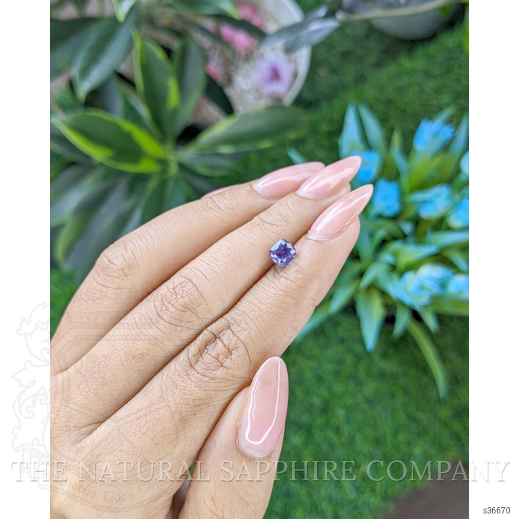 1.12 Ct. Bluish Purple Sapphire from Tanzania