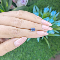 1.06 Ct. Blue Sapphire from Tanzania Life Style