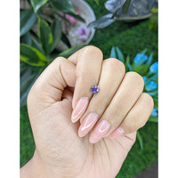 0.61 Ct. Bi Color Sapphire from Tanzania Life Style