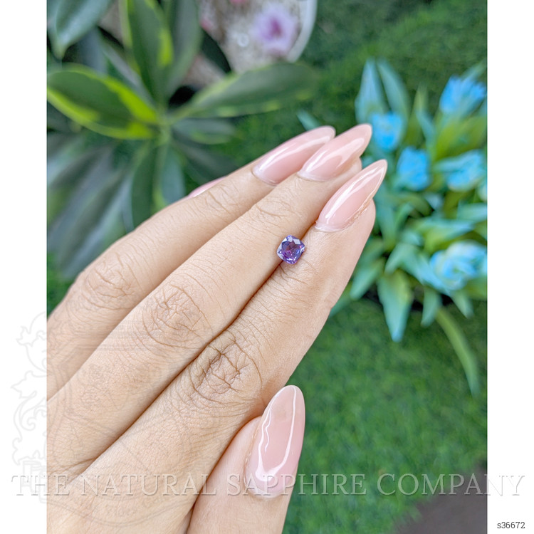 0.61 Ct. Bi Color Sapphire from Tanzania