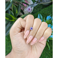 0.89 Ct. Bluish Purple Sapphire from Tanzania Life Style