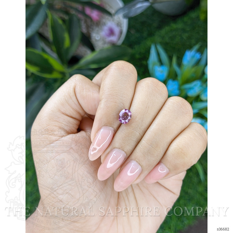 1.48 Ct. Pinkish Purple Sapphire from Tanzania