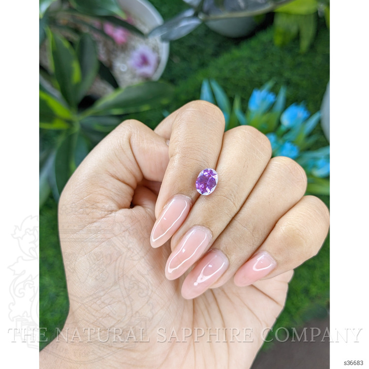 1.78 Ct. Purple Sapphire from Tanzania