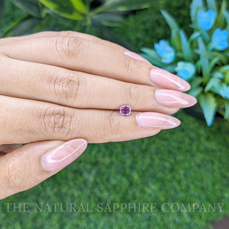 0.47 Ct. Pinkish Purple Sapphire from Tanzania