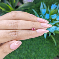 0.66 Ct. Padparadscha Sapphire from Tanzania Life Style