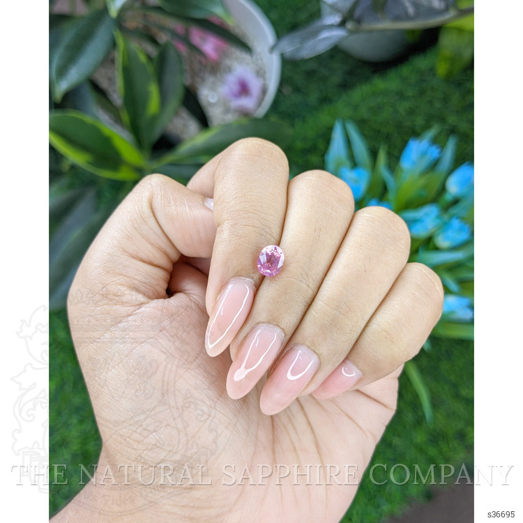 1.17 Ct. Purplish Pink Sapphire from Tanzania