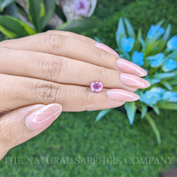 1.17 Ct. Purplish Pink Sapphire from Tanzania