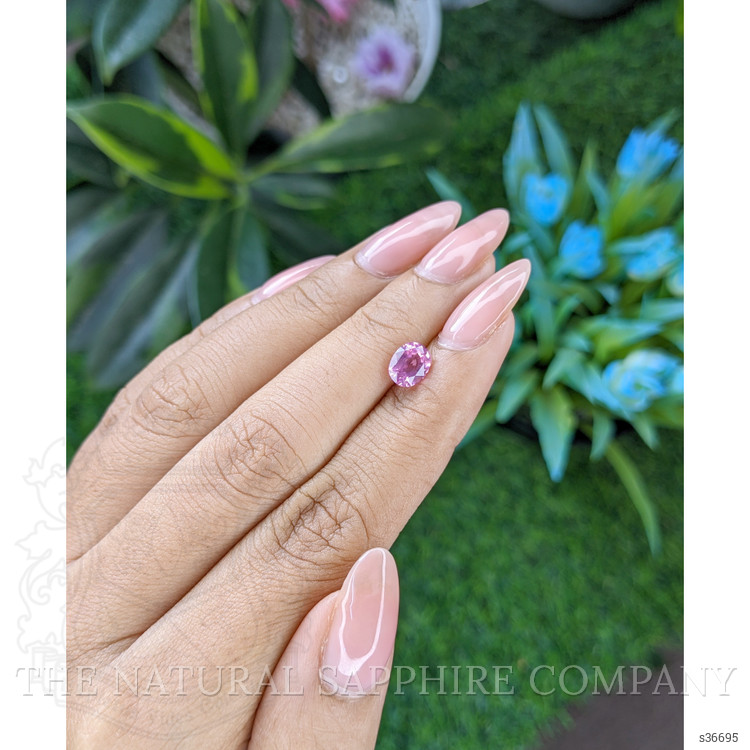 1.17 Ct. Purplish Pink Sapphire from Tanzania