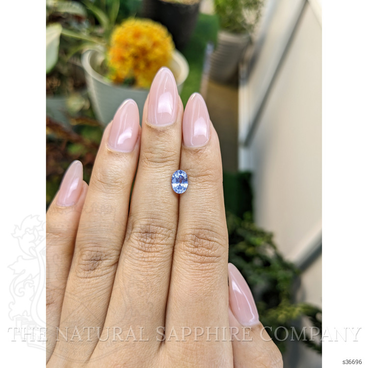 1.14 Ct. Blue Sapphire from Ceylon (Sri Lanka)