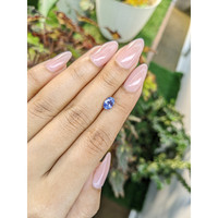 0.98 Ct. Blue Sapphire from Ceylon (Sri Lanka) Life Style