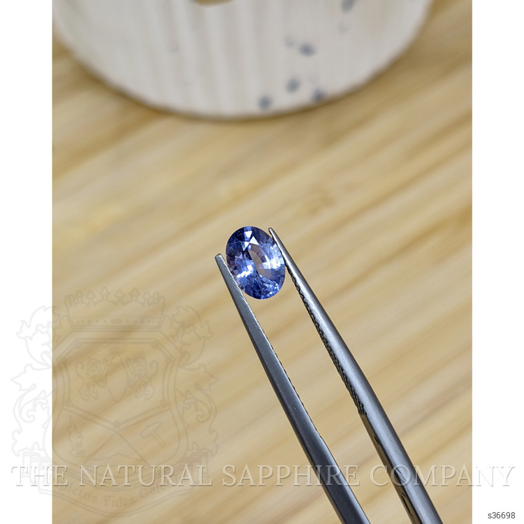0.98 Ct. Blue Sapphire from Ceylon (Sri Lanka)