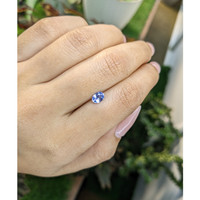0.58 Ct. Blue Sapphire from Ceylon (Sri Lanka) Life Style