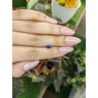0.66 Ct. Blue Sapphire from Ceylon (Sri Lanka) Life Style