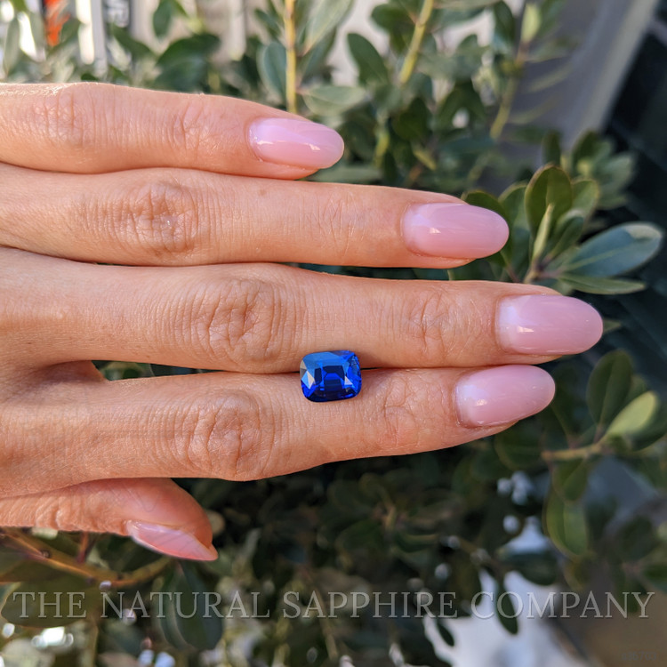 3.71 Ct. Blue Sapphire from Ceylon (Sri Lanka)