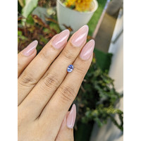 0.81 Ct. Blue Sapphire from Ceylon (Sri Lanka) Life Style