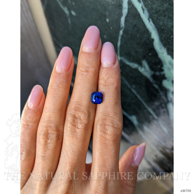 2.21 Ct. Blue Sapphire from Ceylon (Sri Lanka)