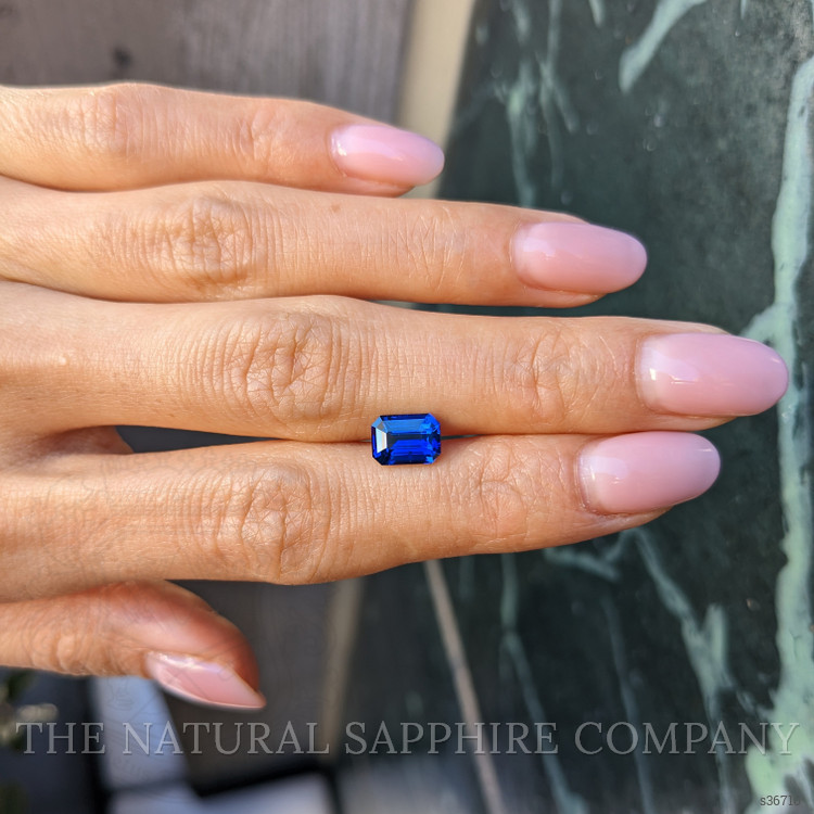 2.08 Ct. Blue Sapphire from Ceylon (Sri Lanka)