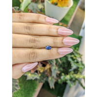 0.75 Ct. Blue Sapphire from Ceylon (Sri Lanka) Life Style