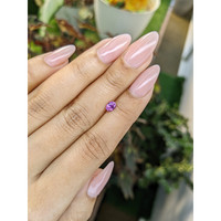 0.46 Ct. Pinkish Purple Sapphire from Ceylon (Sri Lanka) Life Style