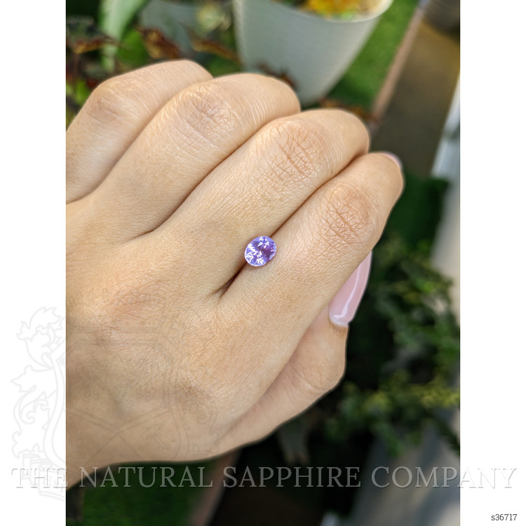 1.04 Ct. Pinkish Purple Sapphire from Ceylon (Sri Lanka)