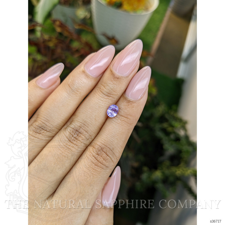 1.04 Ct. Pinkish Purple Sapphire from Ceylon (Sri Lanka)