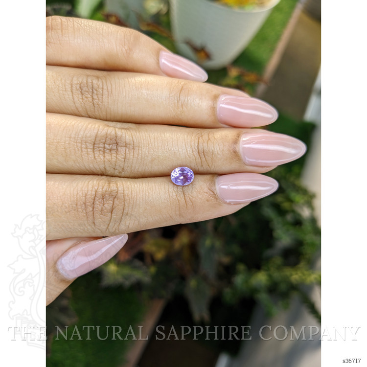 1.04 Ct. Pinkish Purple Sapphire from Ceylon (Sri Lanka)