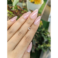 0.59 Ct. Peach Sapphire from Ceylon (Sri Lanka) Life Style