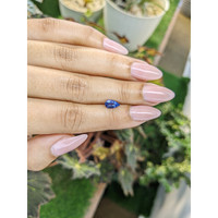 0.76 Ct. Blue Sapphire from Ceylon (Sri Lanka) Life Style