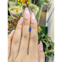 0.78 Ct. Blue Sapphire from Ceylon (Sri Lanka) Life Style