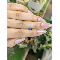0.78 Ct. Blue Sapphire from Ceylon (Sri Lanka) Life Style