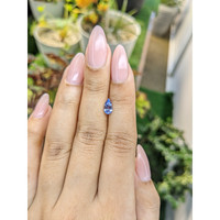 0.82 Ct. Blue Sapphire from Ceylon (Sri Lanka) Life Style