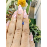 0.68 Ct. Blue Sapphire from Ceylon (Sri Lanka) Life Style