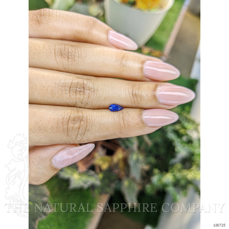 0.52 Ct. Blue Sapphire from Ceylon (Sri Lanka)