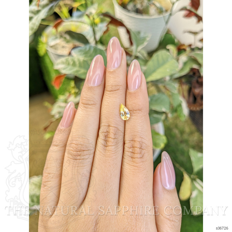 1.27 Ct. Yellow Sapphire from Ceylon (Sri Lanka)